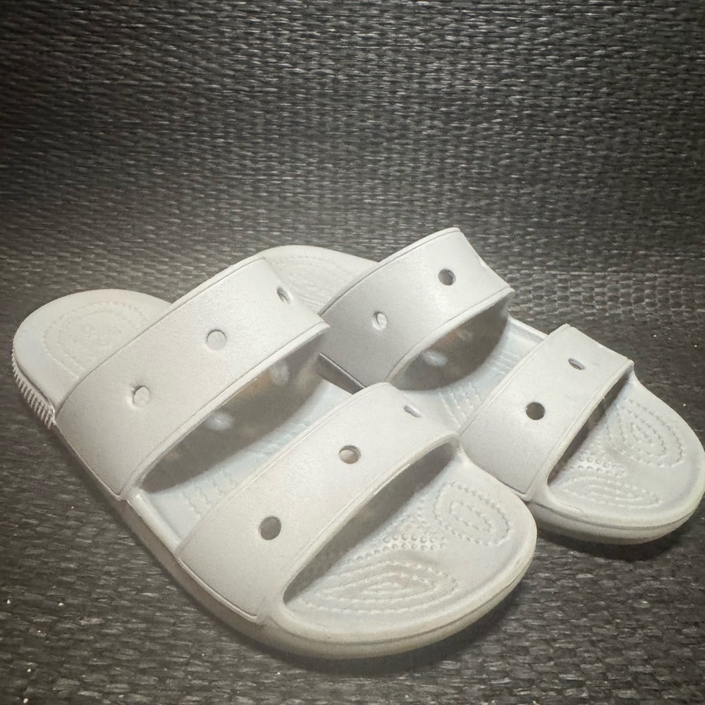 CROCS Iconic Comfort Gray Slides